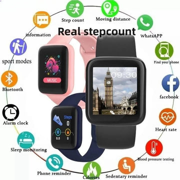 B37 Real Step Count Rechargeable Smart Watch New Men's and Women's Fitness Watch Phone Connection Perfect Compatibility